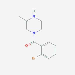 molecular formula C12H15BrN2O B6362146 1-(2-Bromobenzoyl)-3-methylpiperazine CAS No. 1240564-80-0