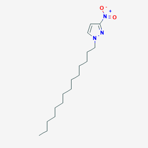molecular formula C17H31N3O2 B6362477 3-Nitro-1-tetradecyl-1H-pyrazole CAS No. 1240572-64-8