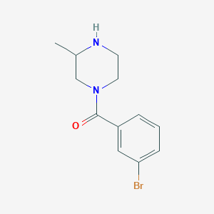molecular formula C12H15BrN2O B6362521 1-(3-Bromobenzoyl)-3-methylpiperazine CAS No. 1240567-90-1
