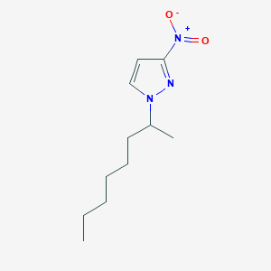 molecular formula C11H19N3O2 B6362741 3-Nitro-1-(octan-2-yl)-1H-pyrazole CAS No. 1240566-76-0