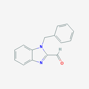 molecular formula C15H12N2O B063629 1-benzyl-1H-benzimidazole-2-carbaldehyde CAS No. 180000-91-3
