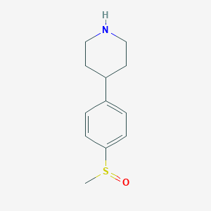4-(4-Methylsulfinylphenyl)piperidine