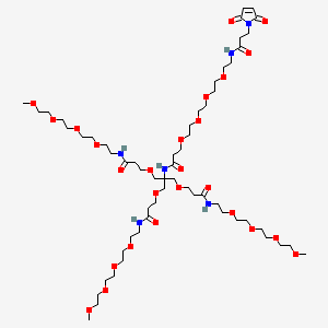 molecular formula C58H106N6O26 B6363049 Maleimido-PEG(4)-[PEG(4)-OMe]3 CAS No. 1333154-72-5