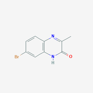 molecular formula C9H7BrN2O B6363055 7-Bromo-3-methylquinoxalin-2(1H)-one CAS No. 103095-19-8