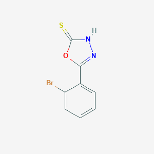 B063632 5-(2-Bromophenyl)-1,3,4-oxadiazole-2-thiol CAS No. 161013-20-3