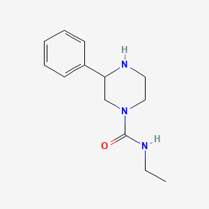 molecular formula C13H19N3O B6363267 N-Ethyl-3-phenylpiperazine-1-carboxamide CAS No. 1253527-83-1