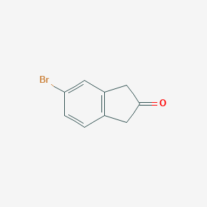 molecular formula C9H7BrO B063633 5-Bromo-1H-inden-2(3H)-one CAS No. 174349-93-0