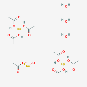 molecular formula C6H9O12Ru B6363300 Hexakis[MU-(acetato-O CAS No. 38998-79-7