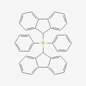 molecular formula C38H28Si B6363388 Di(9H-fluoren-9-yl)diphenylsilane CAS No. 18821-91-5