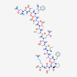 molecular formula C70H106N18O22S B063635 Myelin proteolipid protein (178-191) CAS No. 172228-98-7