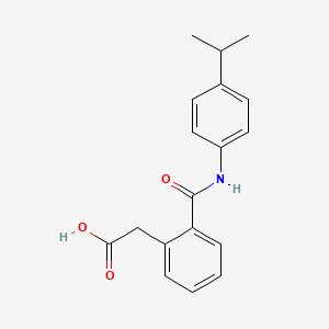2-(2-(N-(4-(Isopropyl)phenyl)carbamoyl)phenyl)acetic acid