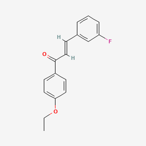 (2E)-1-(4-Ethoxyphenyl)-3-(3-fluorophenyl)prop-2-en-1-one