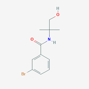 3-Bromo-N-(1-hydroxy-2-methylpropan-2-yl)benzamide