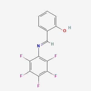 molecular formula C13H6F5NO B6363589 N-(Salicylidene)-2,3,4,5,6-pentafluoroaniline CAS No. 26672-01-5