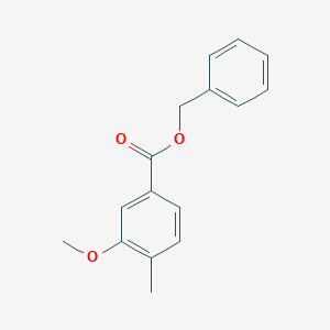 molecular formula C16H16O3 B6363606 Benzyl 3-methoxy-4-methylbenzoate CAS No. 1371576-62-3