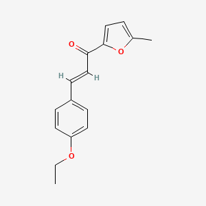 (2E)-3-(4-Ethoxyphenyl)-1-(5-methylfuran-2-yl)prop-2-en-1-one