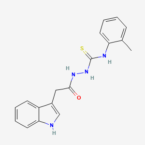 1-(2-(Indol-3-yl)-acetyl)-4-(2-methylphenyl)thiosemicarbazide