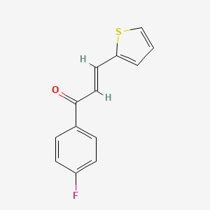 molecular formula C13H9FOS B6363676 (2E)-1-(4-Fluorophenyl)-3-(thiophen-2-yl)prop-2-en-1-one CAS No. 1345959-93-4