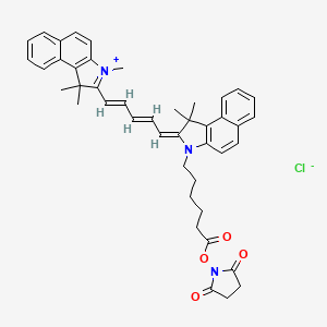 molecular formula C44H46ClN3O4 B6363694 Cyanine5.5 NHS-ester (673/707nm) CAS No. 1469277-96-0