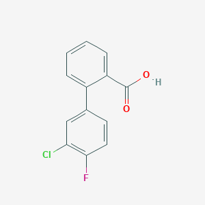 2-(3-Chloro-4-fluorophenyl)benzoic acid, 95%