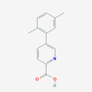 5-(2,5-Dimethylphenyl)picolinic acid, 95%