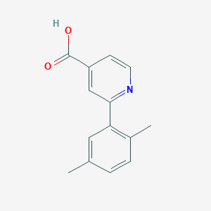 2-(2,5-Dimethylphenyl)isonicotinic acid, 95%