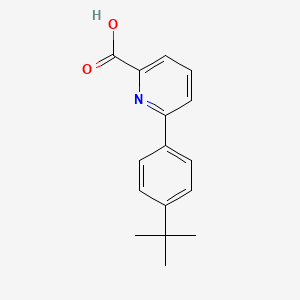molecular formula C16H17NO2 B6363924 6-(4-T-Butylphenyl)picolinic acid CAS No. 1225784-29-1