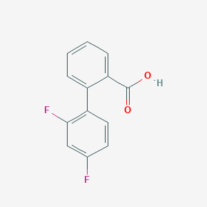molecular formula C13H8F2O2 B6364061 2-(2,4-Difluorophenyl)benzoic acid CAS No. 920016-97-3