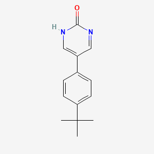 B6364143 2-Hydroxy-5-(4-t-butylphenyl)pyrimidine, 95% CAS No. 1111103-69-5