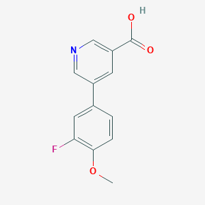 molecular formula C13H10FNO3 B6364228 MFCD16200872 CAS No. 1261922-80-8