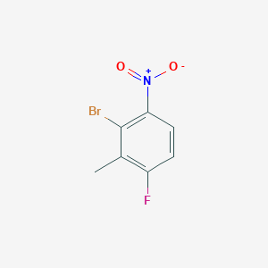 molecular formula C7H5BrFNO2 B6364343 2-Bromo-4-fluoro-3-methyl-1-nitrobenzene CAS No. 1245644-86-3
