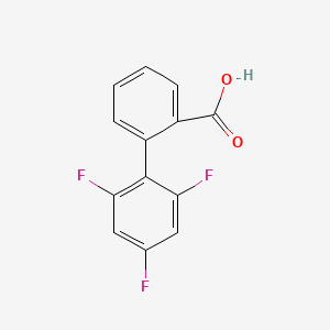 molecular formula C13H7F3O2 B6364961 2-(2,4,6-Trifluorophenyl)benzoic acid CAS No. 1184503-21-6