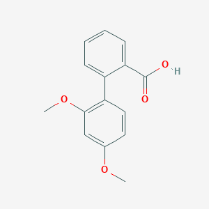 molecular formula C15H14O4 B6364969 2-(2,4-Dimethoxyphenyl)benzoic acid CAS No. 855278-72-7