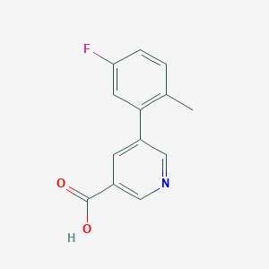 molecular formula C13H10FNO2 B6365266 MFCD16200855 CAS No. 1261896-75-6