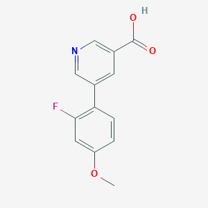molecular formula C13H10FNO3 B6365280 MFCD16200873 CAS No. 1261959-82-3