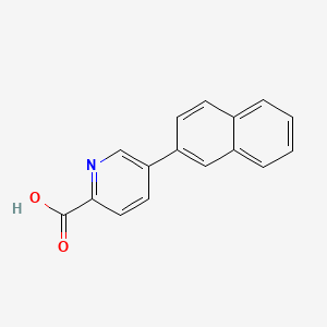 molecular formula C16H11NO2 B6365304 5-(Naphthalen-2-yl)picolinic acid CAS No. 1261906-75-5