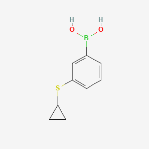 molecular formula C9H11BO2S B6365612 3-(Cyclopropylthio)phenylboronic acid CAS No. 2055662-25-2