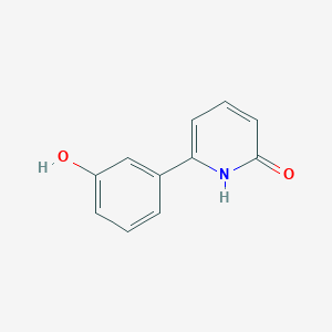 molecular formula C11H9NO2 B6365770 6-(3-Hydroxyphenyl)-2-hydroxypyridine, 95% CAS No. 1111105-39-5