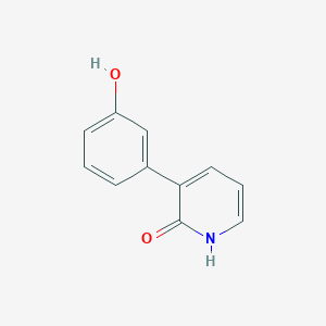 molecular formula C11H9NO2 B6365776 3-(3-Hydroxyphenyl)-2-hydroxypyridine CAS No. 1261988-84-4