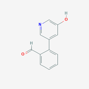 5-(2-Formylphenyl)-3-hydroxypyridine, 95%