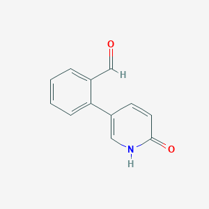 B6365850 5-(2-Formylphenyl)-2-hydroxypyridine, 95% CAS No. 1111115-70-8