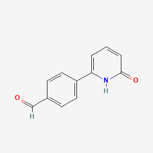 B6365882 6-(4-Formylphenyl)-2-hydroxypyridine, 95% CAS No. 1111105-38-4