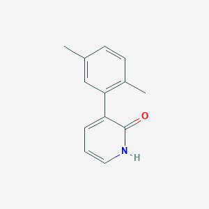 molecular formula C13H13NO B6365923 3-(2,5-Dimethylphenyl)pyridin-2(1H)-one CAS No. 1261940-54-8