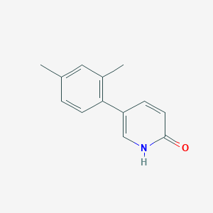 molecular formula C13H13NO B6365944 5-(2,4-Dimethylphenyl)-2-hydroxypyridine CAS No. 1111115-90-2