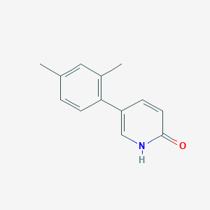 B6365944 5-(2,4-Dimethylphenyl)-2-hydroxypyridine, 95% CAS No. 1111115-90-2