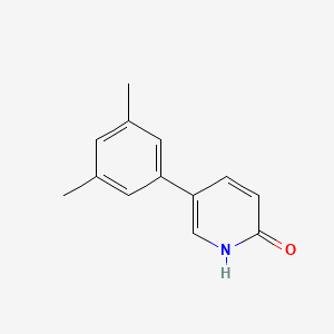 molecular formula C13H13NO B6365992 5-(3,5-Dimethylphenyl)-2-hydroxypyridine CAS No. 1111109-69-3