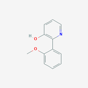 molecular formula C12H11NO2 B6366048 2-(2-Methoxyphenyl)pyridin-3-ol CAS No. 1261971-75-8