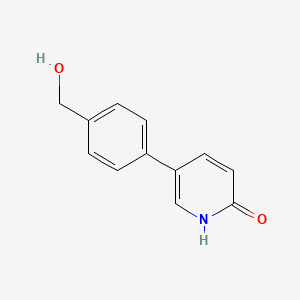 B6366051 2-Hydroxy-5-(4-hydroxymethylphenyl)pyridine, 95% CAS No. 1111115-98-0
