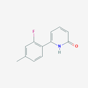 B6366099 6-(2-Fluoro-4-methylphenyl)-2-hydroxypyridine, 95% CAS No. 1111110-97-4