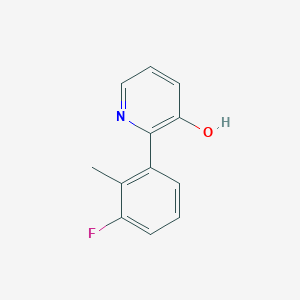 2-(3-Fluoro-2-methylphenyl)-3-hydroxypyridine, 95%
